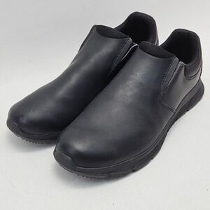Shoes For Crews 41526 Cambridge Mens 12 Black Leather Slip On Work Shoe Non Slip